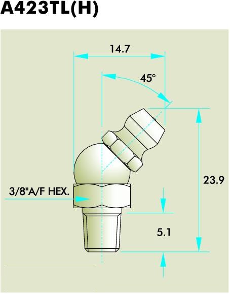 A423TL(H) Grease Fitting